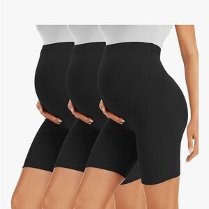 Maternity Black Shorts